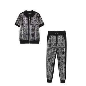 Ensemble de survêtement impression bouffante hommes Streetwear 3D Logo à capuche survêtement pantalons de survêtement deux pièces français éponge survêtement - Product Image 6