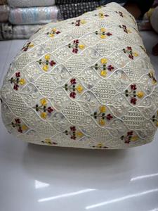 Modern Embroidered Viscose Georgette Dress Material Woven Plain Style for Swimwear Wholesale from Indian Manufacturer - Product Image 6