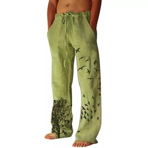 Pantalon de survêtement baggy grande taille avec cordon de serrage pour femmes avec poches pantalon de salon décontracté coupe ample pour l'entraînement Leggings de Yoga Design personnalisé - Product Image 4