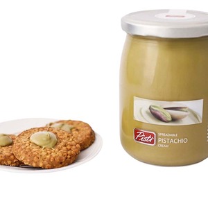 Pot de pâte à pâtisserie lisse tartinable à la crème de pistache 200g 350g 600g pour pâtisserie Dessert crème glacée et vente en gros - Product Image 3