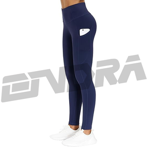 Pantalons de yoga de sport de haute qualité, épais, taille haute, pour femmes, leggings de sport extensibles sculptants, style tendance de fitness, ActiveFit - Product Image 2