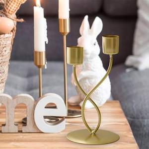 Candelabro de Latón Hecho a Mano con Diseños Personalizados para Decoración de Bodas, Fiestas y Navidad - Product Image 5