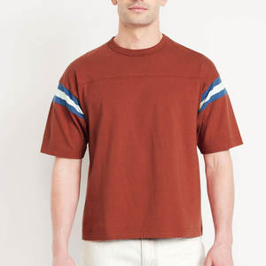 100% algodón a granel Unisex verano algodón camiseta venta al por mayor en blanco de alta calidad camiseta para hombres - Product Image 5