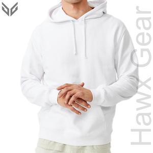 Sweats à capuche légers en coton/polyester doublés respirants pour hommes du fabricant pakistanais couleur unie col à capuche teint uni hiver - Product Image 5