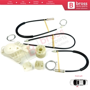Kit de réparation de lève-vitre BWR237, porte avant gauche pour Transporter T5 Caravelle Multivan 2003-2015 7H0837753 - Product Image 3