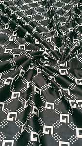 Muestras gratuitas de material de algodón para vestidos y vestidos de mujer en blanco y negro, ofertas de prendas al por mayor - Product Image 2