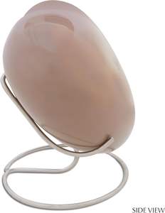 Urna en forma de corazón de bendición de ángel para cenizas humanas, urna de entierro para adultos de cremación hecha a mano, satén para cenizas incluidas, urna de tamaño personalizado - Product Image 4