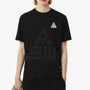 Camisetas de Hombre de Manga Corta, Estilo Casual, Lisas, 100% Algodón, Tallas Grandes, en Venta - Product Image 1