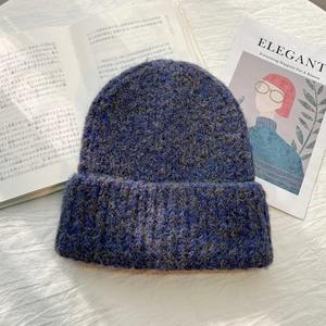 Gorro de punto grueso y cálido para mujer, gorro de Jersey de moda Retro para otoño e invierno, gorros protectores para los oídos a prueba de frío para ropa de playa - Product Image 6