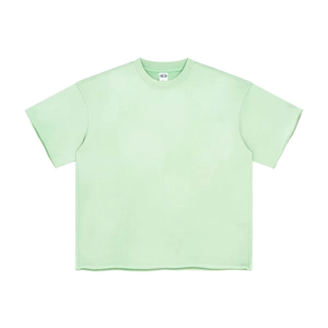 T-shirt basique en coton pour homme, uni, finition lisse, OEM, marque privée - Product Image 4