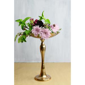 Tendance Métal Piédestal Fleur Bol Or Fini Designer Vase pour La Maison De Mariage Cérémonie Bols De Fleurs Décoratifs - Product Image 4