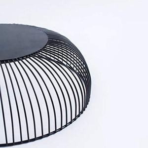 Égouttoir à fruits en fil de fer de couleur noire, panier de rangement de fruits décoratif, bol à fruits ventilé Durable - Product Image 3