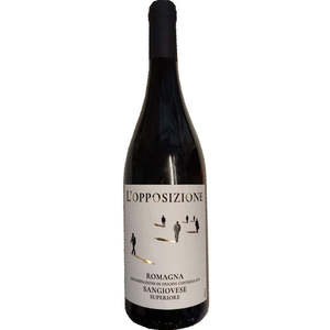 L'Opposizione Sangiovese Superiore DOC Red <b>Wine</b> 750ml Fruity Structured Romagna <b>Wine</b> 6 Bottles Per Box - Product Image 1