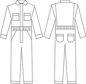 <b>M</b>&<b>M</b> SCRUBS Overall Workwear Men Long Sleeve Coveralls - Product Image 6