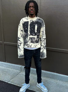 Custom Y2K Vintage Punk Solid Color Embroidered Printed Winter Men's Oversized Fleece <b>100</b>% Cotton Eco-Friendly Casual Hoodie - Product Image 6