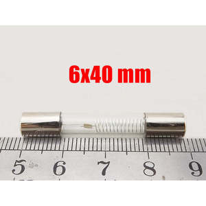 ฟิวส์แก้วไฟฟ้าแรงสูง 5kV 0.65A (650mA) สำหรับไมโครเวฟ - Product Image 2