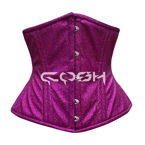 Corsé con varillas de acero y brillo brillante debajo del busto |   Proveedor Mayorista de Corsés para Fiestas - Product Image 1