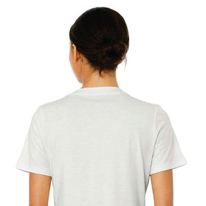 Airlume-Camiseta holgada de manga corta con cuello en V para mujer, Camiseta de algodón peinado y anillo de 32, 100% oz, Vintage blanco, 4,2 - Product Image 6