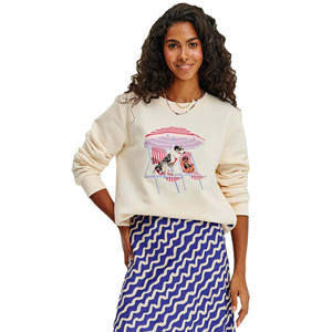 Sweat-shirts à col rond, nouvelle arrivée 2025, sweat-shirts de qualité supérieure, imprimés à l'écran, en molleton, pour femmes, couleur personnalisée - Product Image 1