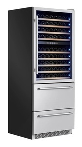 New Professional Wine Coolers 30-Inch Dual Zone Wine Cooler & Refrigerator <b>Drawer</b> (FWCDR6661-30S) With 2 year warranty <b>For</b> <b>Sale</b> - Product Image 2