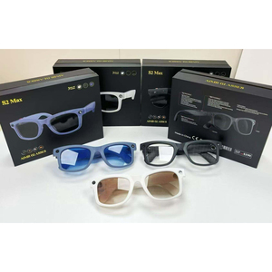 Lunettes intelligentes Aimb S2 Max 1080P avec assistant vocal IA, double caméra, étanches IPX4, monture en métal - Product Image 1