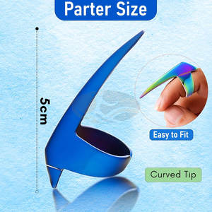 Pinces avancées en acier inoxydable pour la séparation et le sectionnement des cheveux, pour les extensions de cheveux et les perruques - Product Image 3