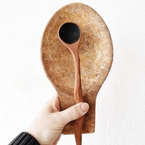 Cuchara de mármol Resto Soporte de cocina de metal para espátulas Cucharas Pinzas Más - Product Image 3