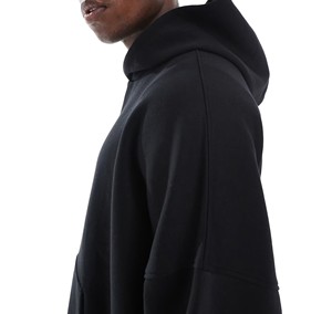 Sudadera con Capucha Extra Grande, Transpirable, 100% Algodón, Personalizada por el Fabricante OEM, con Bolsillo, para Hombre, Corte Holgado Informal, Logotipo Frontal, Temporada de Invierno - Product Image 2