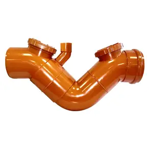Top Product PVC Sewage Vent - Firenze Horizontal Siphon with Caps - Advanced Two-Cap Ventilation System