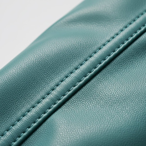 Abrigo de Cuero Genuino Hecho a Medida para Hombre, Proveedor de Fábrica OEM, Abrigo con Capucha al por Mayor, Abrigo de Invierno Elegante de Moda de Algodón - Product Image 4