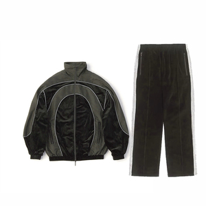 Custom Windbreaker Outfits Nylon Suit Sport Jacket Track Zip up <b>Wind</b> <b>Breaker</b> Street Wear Baggy Pants Sets Tracksuits for Men - Product Image 4