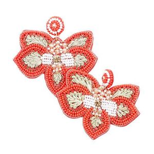 Unique Artisanat Perlé Dangle Drop Design Broderie Belle Boucles D'oreilles Choix Premium & Bijoux De Luxe Par Hiba Enterprises - Product Image 3