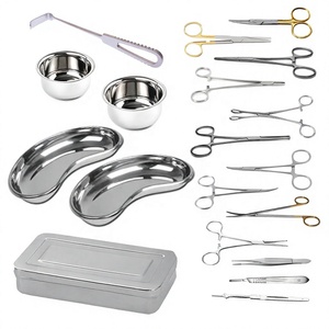 Juego de Cirugía de excisión profesional de 28 piezas Instrumentos quirúrgicos de excisión básica Juego de excisión dérmica POR DADDY D PRO CE ISO - Product Image 1