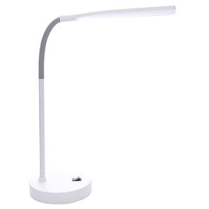 BEL AIR HOME - ARQUITECH <b>LED</b> Desk Flexo Lamp Adjustable Touch Control <b>Light</b> 6500K, 4000K, 3000K <b>USB</b> Port (BOSTON WHITE) - Product Image 1