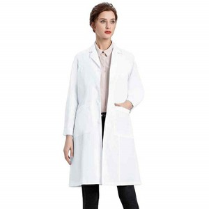 Blouse de laboratoire de médecin respirante de qualité supérieure vêtements tissés blancs médicaux pour manteau long de laboratoire de soins infirmiers hospitaliers - Product Image 5
