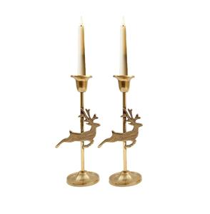 Bougeoir chauffe-plat de renne de Noël Sculpture de cerf Candélabre Bougeoir de cerf pour les occasions de Noël en gros. - Product Image 6