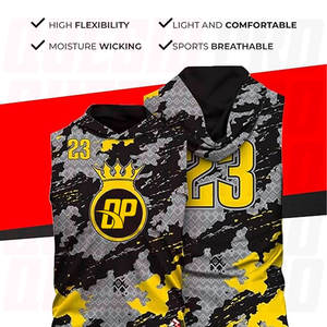 Nueva Camiseta de Flag Football 7v7, Personalizable con Sublimación, Uniforme Retro con Capucha para Práctica y Juego en Equipo - Product Image 6