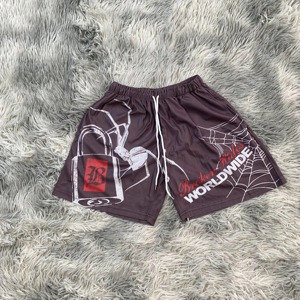 2024 vente entière maille tissu hommes sous vêtements OEM Service court pour hommes Fitness porter propre marque Logo sérigraphié hommes Shorts - Product Image 1