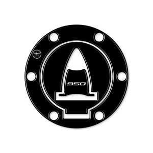 Logo 3D in Gel Personalizzato per Casco Moto e Tappo Serbatoio DUCATI MULTISTRADA 950 Nero - Product Image 1