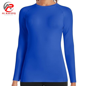 Chemise de sport à manches longues écologique pour femmes, sans couture, respirante, séchage rapide, coupe ajustée pour le yoga, la course à pied et les sports - Product Image 4