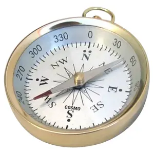 Nautischer Messing-Magnet taschen kompass Multifunktion aler Taschen-Mini-Karten kompass für alle Generationen Hochwertiger Kompass Low Moq