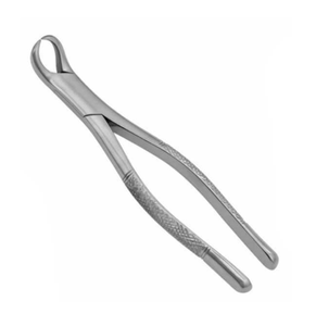 Fórceps de extracción dental manual de alta calidad, instrumento molar inferior de medio oro - Product Image 1