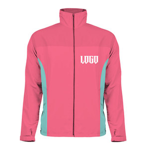 แจ็คเก็ตกันลมสำหรับผู้ชายเสื้อกันลมปรับแต่งสี - Product Image 5