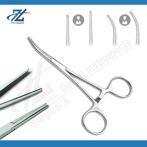 Kocher คีมห้ามเลือดสแตนเลส13ซม. ชุดเครื่องมือผ่าตัดทางทันตกรรมแบบตรงและโค้ง - Product Image 5