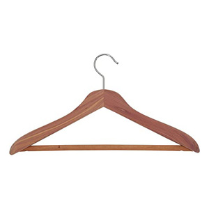Cintre à pantalon en bois Chiffons Organisateur suspendu Maison Placard Garde-robe Matériau en bois naturel Utilisation de luxe Prix de gros - Product Image 2