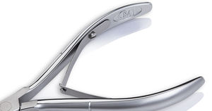 OMI-Pince à cuticules professionnelle en acier inoxydable finition chromée, kit d'outils de manucure et pédicure, design brillant, CL-203 - Product Image 5