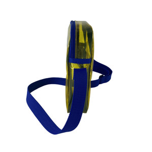 Bolsas transparentes para mujer Nuevos diseños Logotipo personalizado Plástico PVC Material Amarillo - Product Image 3