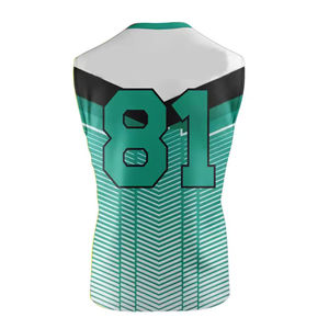 Uniformes de Fútbol Americano Personalizados al por Mayor para Hombre, Uniformes de Fútbol Americano de 7 contra 7 con Nombre de Equipo, 100% Poliéster Transpirable, Conjuntos de Verano - Product Image 5