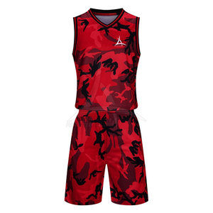 Uniforme de basket-ball pour hommes de qualité supérieure, respirant, 100% polyester, grande taille, manches courtes, fabriqué au Pakistan - Product Image 3