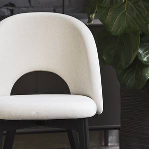 50s-inspired wrap-around <b>chair</b> with mid-back hole design. Lightweight, stylish, and <b>easy</b> to move. Perfect for modern decor. - Product Image 3